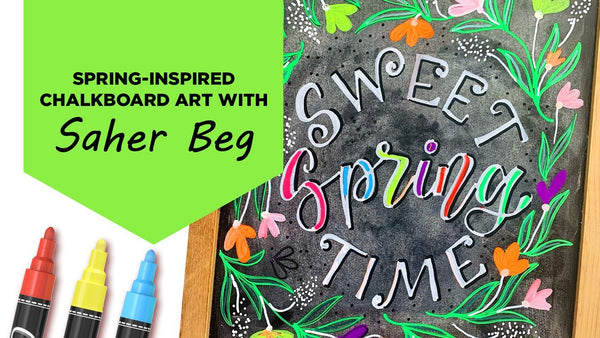 Top 10 Beautiful Spring Chalk Art Tutorials - The Crafty Blog Stalker
