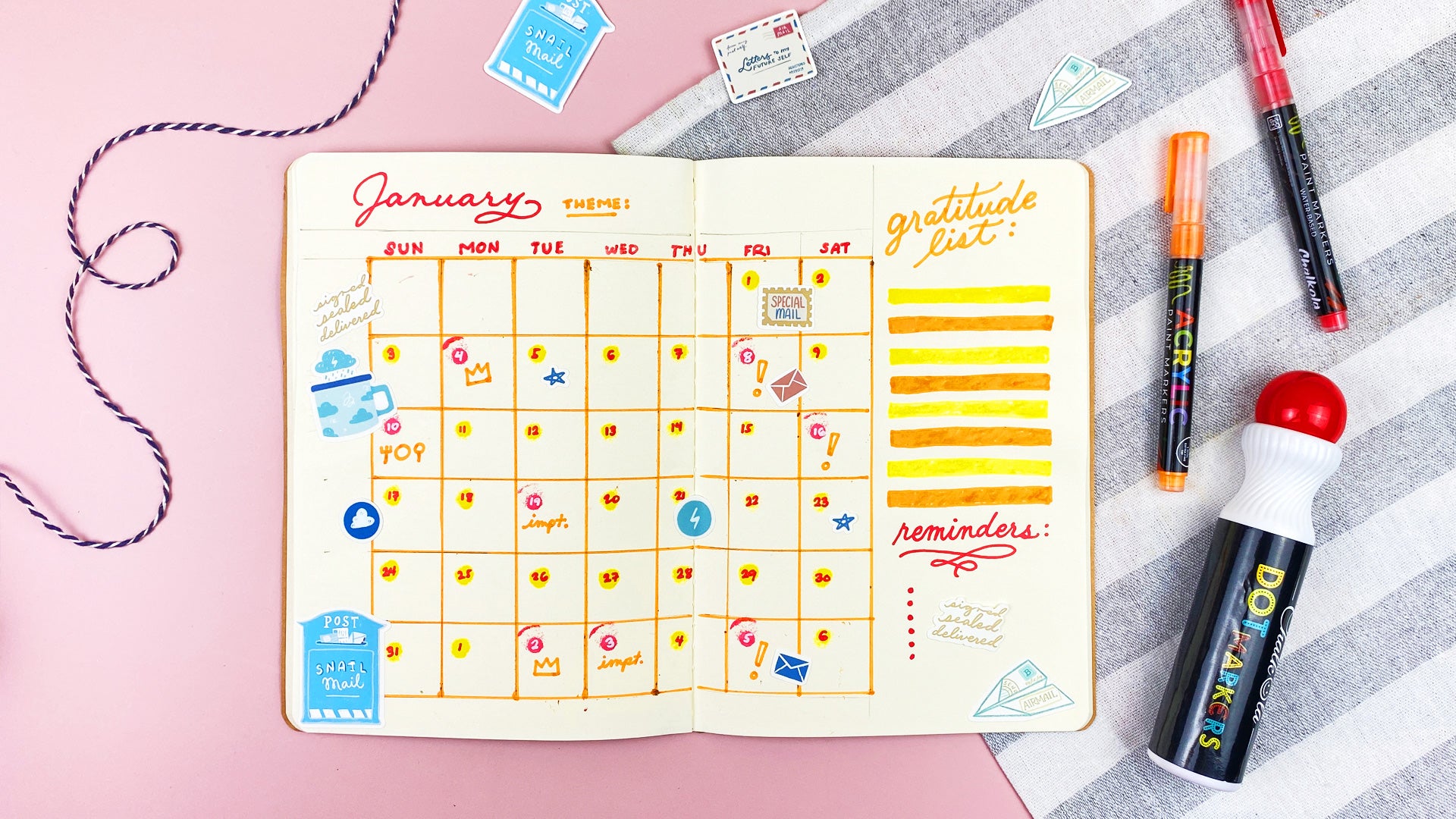 Easy DIY! How to Make Page Markers for Your Bullet Journal or Planner 
