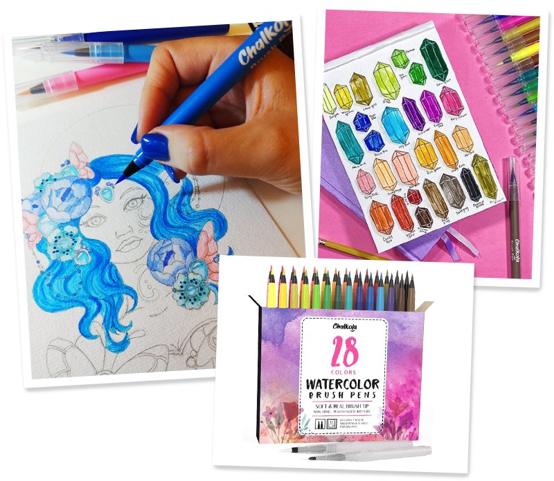 5 Reasons to Buy Watercolor Brush Pens - Chalkola - Chalkola Art