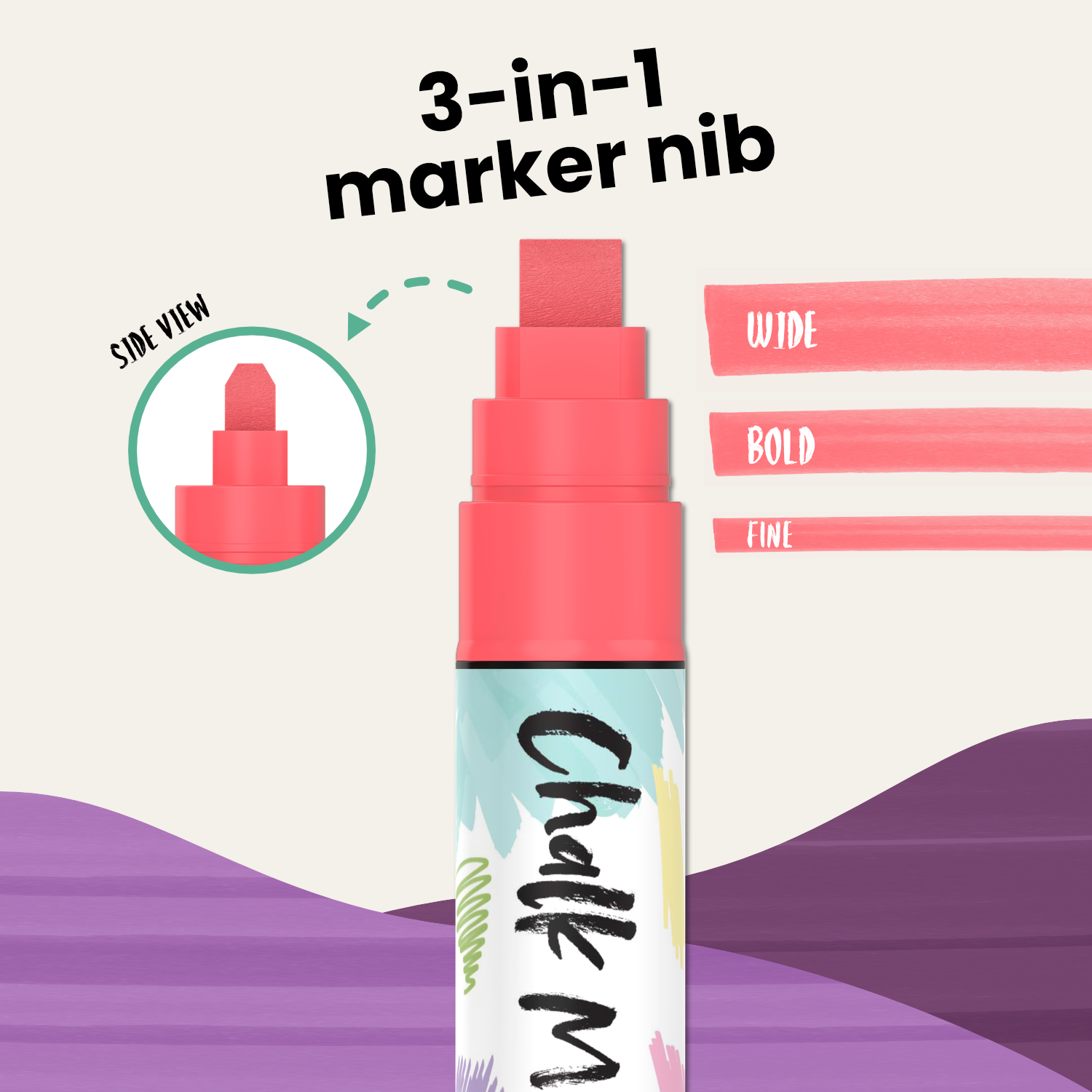 Liquid Chalk Markers for Chalkboard (20 Vintage Colors) - Bold Dry Erase  Marker