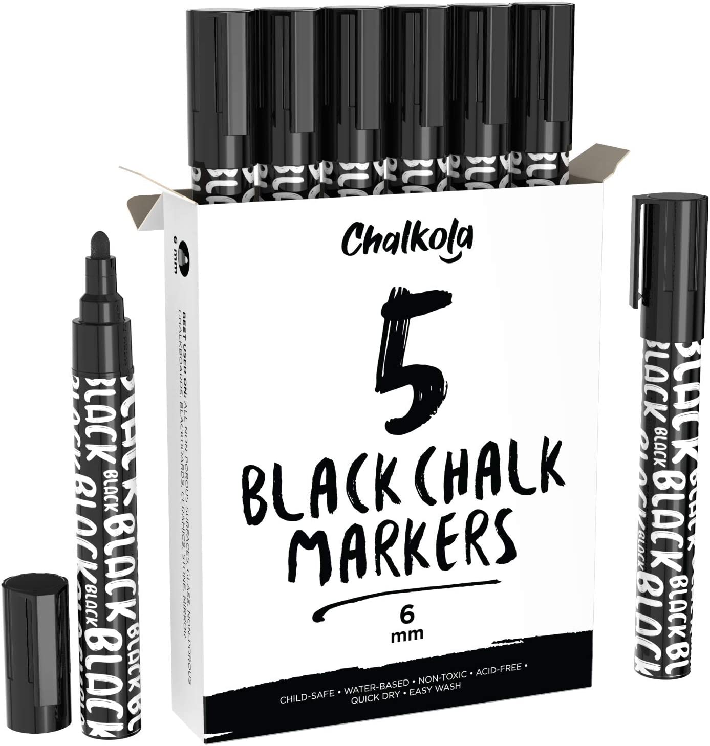 Art projects for kids : chalk blocks with liquid chalk markers