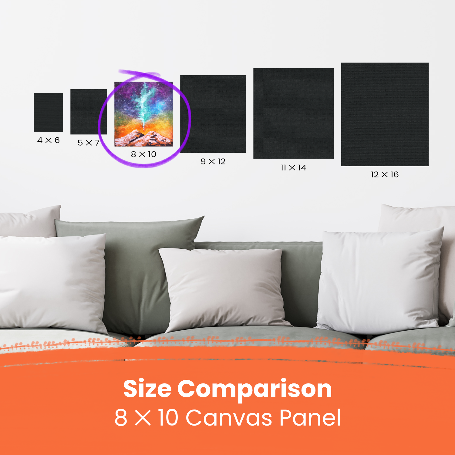  5 Pcs Blank Canvas for Painting Flat Canvas Board Cotton Canvas  Panel Oval Drawing Sketchpad Oil Paint Canvas Board Acrylic Pouring Canvas  Large Canvas Mini Canvas Wall Panel Round