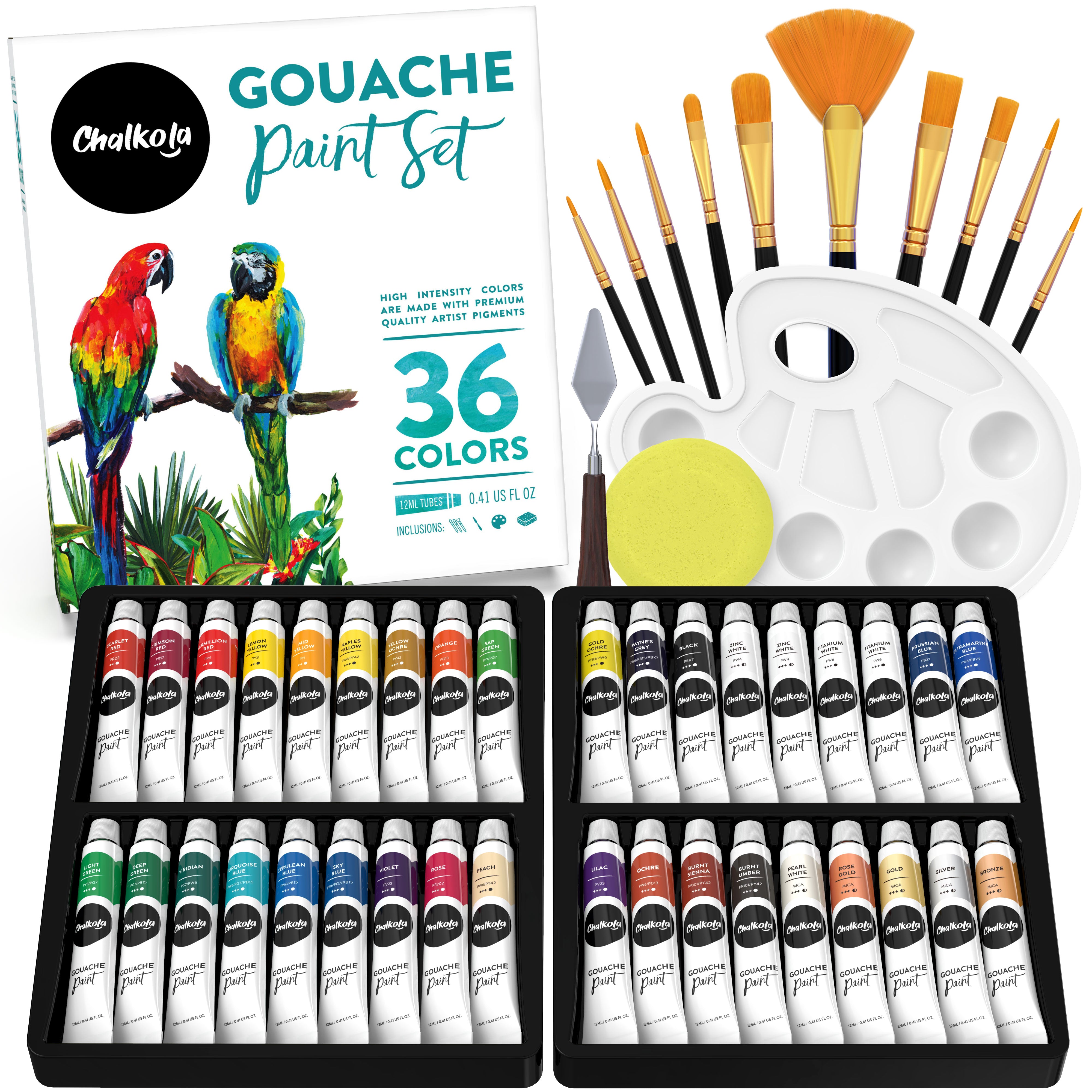 20 Best Gouache Paints for Beginners and Experts  Gouache paint set, Best  gouache paint, Painting