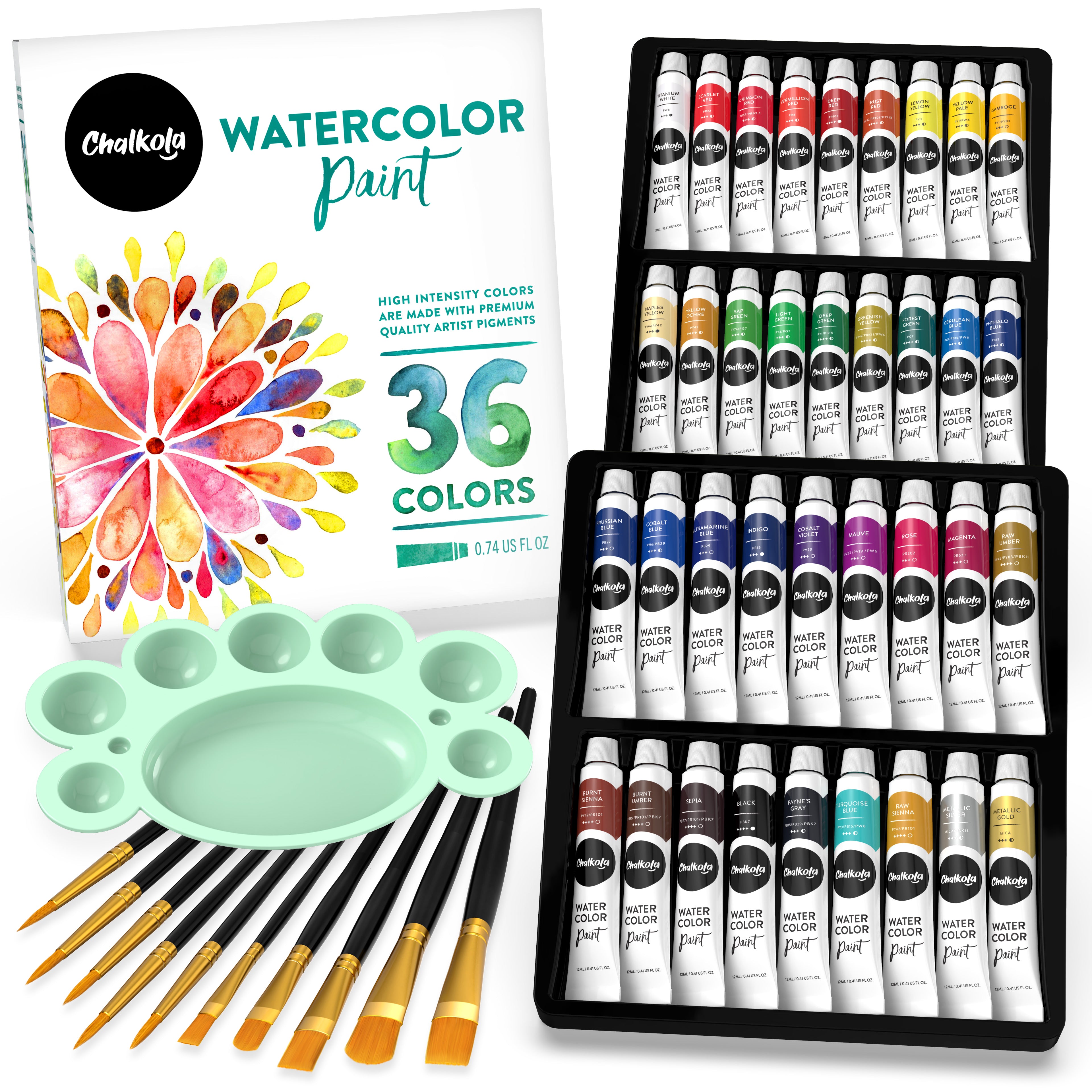  Chalkola Watercolor Brush Pens for Lettering, Coloring,  Calligraphy - Set of 28 Watercolor Pens, 15 Painting Pad & 2 Watercolor  Markers - Drawing Art Supplies for Kids, Adults, Professional Artist :  Arts, Crafts & Sewing